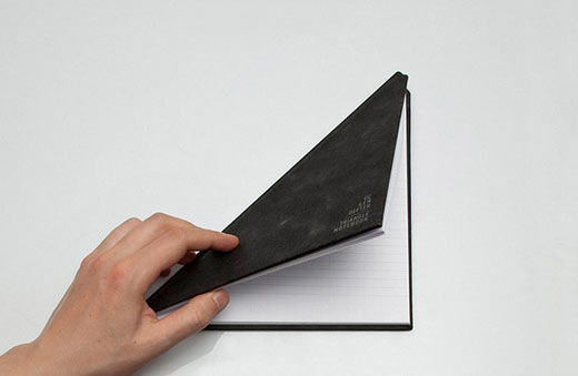 Triangle Notebook by Tan Mavitan