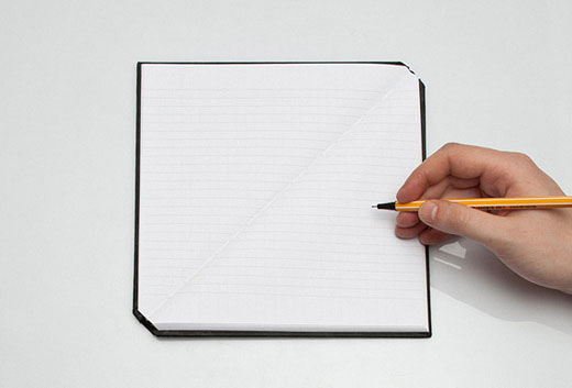 Triangle Notebook by Tan Mavitan