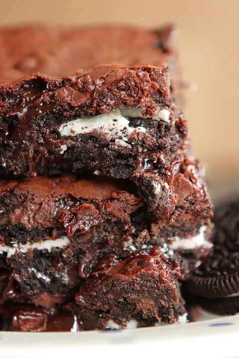 Cookies ‘N Cream Oreo Fudge Brownies