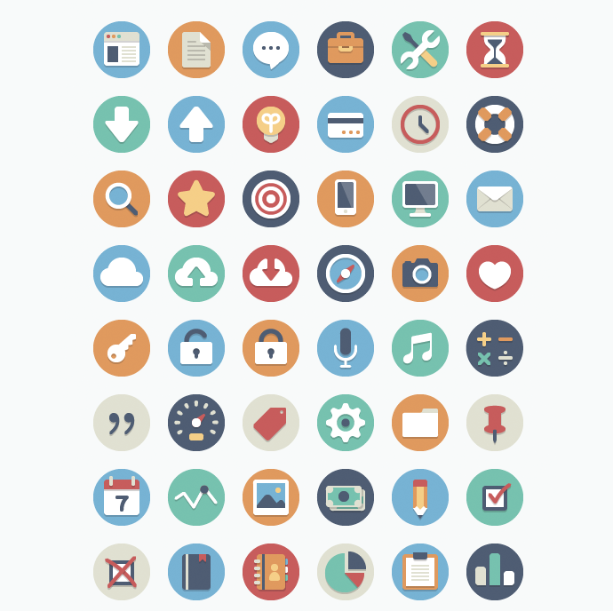 Beautiful Flat Icons - Icons - Fribly