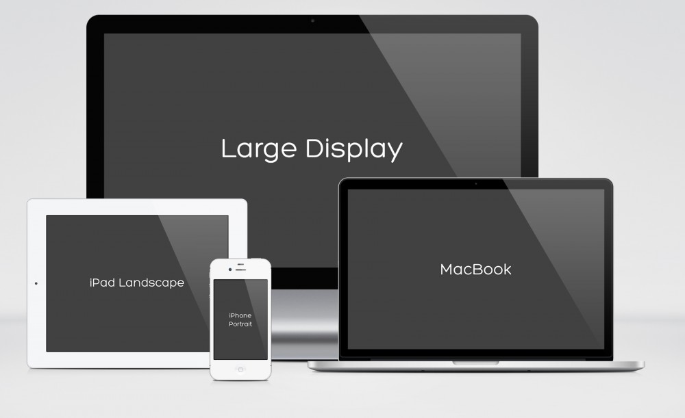 Download Responsive Design Mock-up Pack - Freebies - Fribly