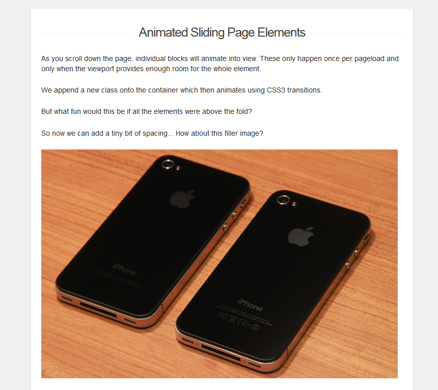 How To Design Animated Sliding Page Elements With CSS - - Fribly