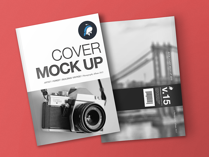 Free Magazine & Cover MockUp - Freebies - Fribly