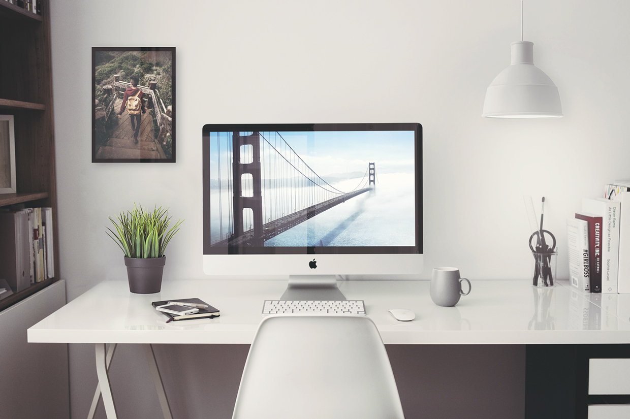 Free Imac 5k Retina Office Mockup Freebies Fribly