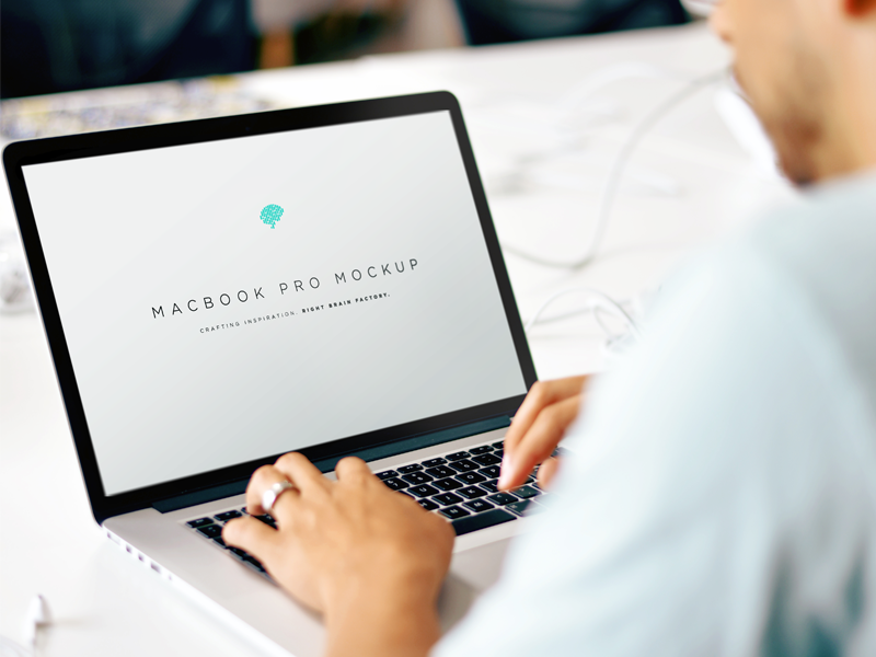 macbook mockup png Saham downloadpsd