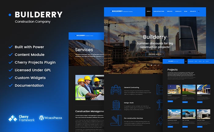 Construction WordPress Theme