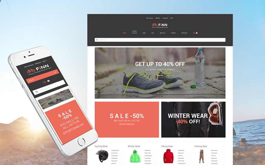 Free Apparel Responsive Shopify Theme - TemplateMonster