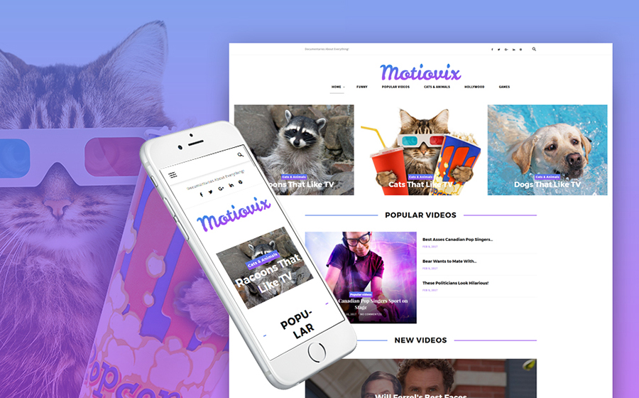 Videographer Magazine WordPress Theme