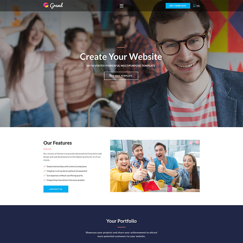 Agency Landing Page HTML5 Template 