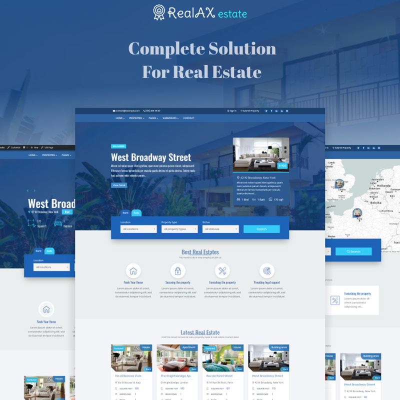 RealAX - Premium Real Estate WordPress Theme