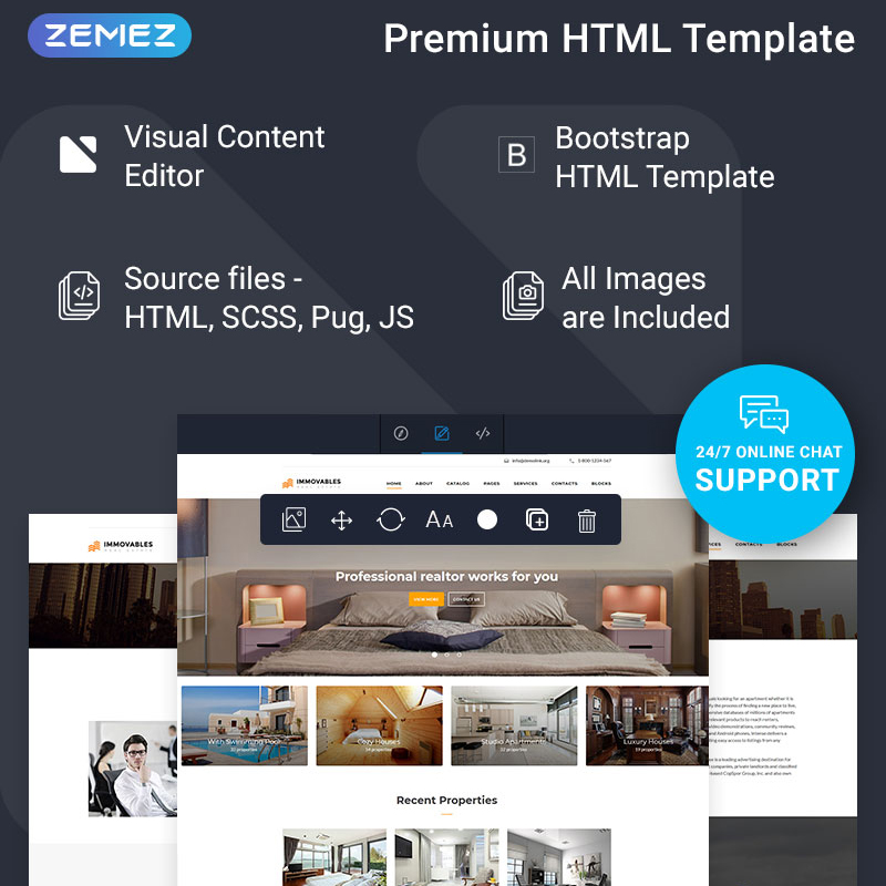 Real Estate Ready-To-Use Multipage Website Template 
