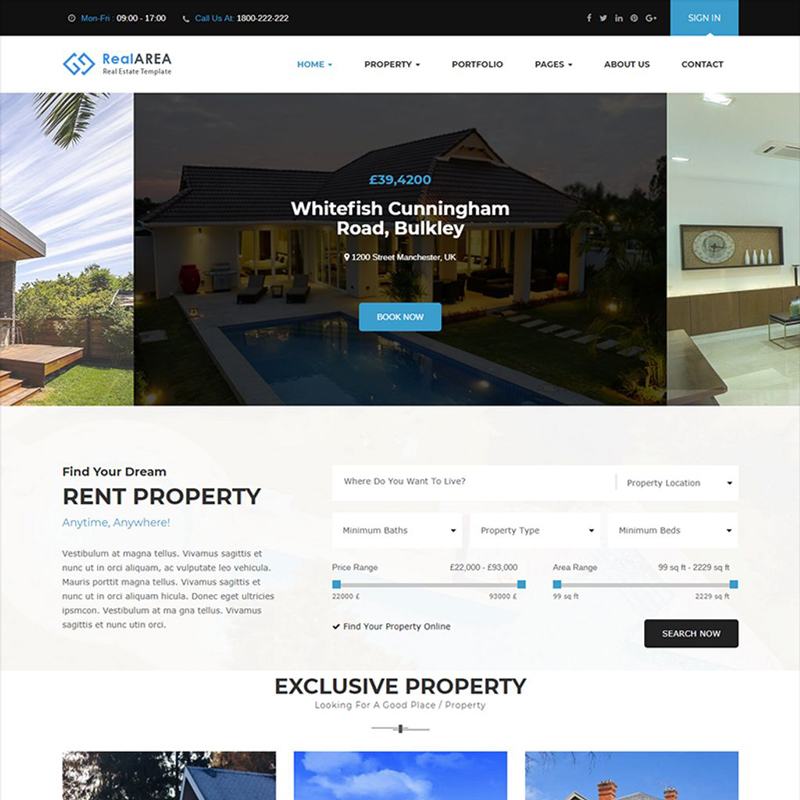 RealArea - RealEstate WordPress Theme
