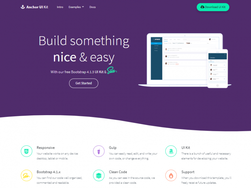 Free Bootstrap UI Kit