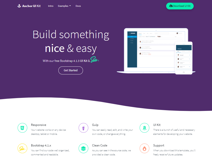 Free Bootstrap UI Kit - Bootstrap 4.1.3 UI Kit - Freebies - Fribly