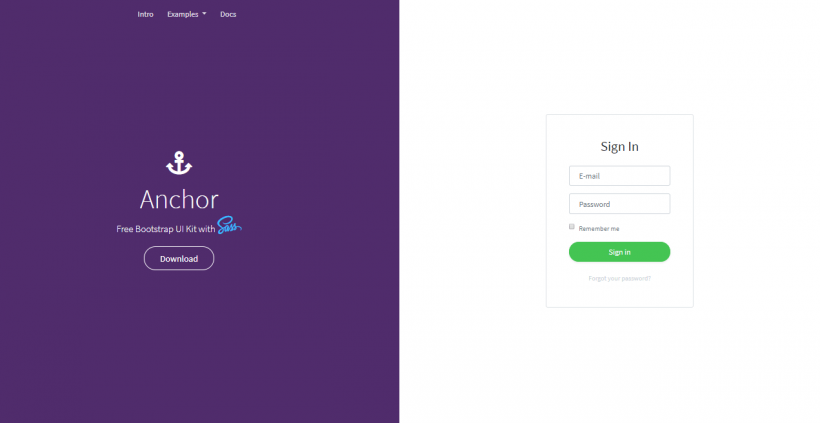 Free Bootstrap UI Kit