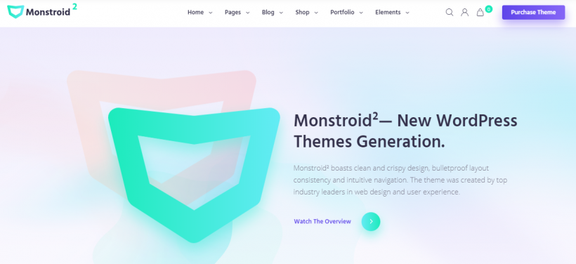 Monstroid2 WordPress Elementor theme
