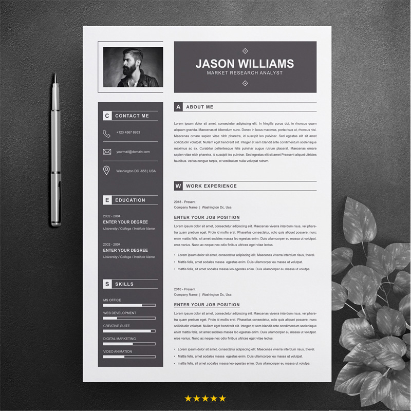 CV CV - Marketer Resume Template