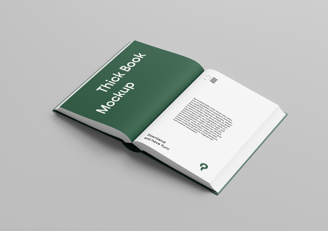 Free Hard Cover Open Book Mockup - Freebies - Fribly